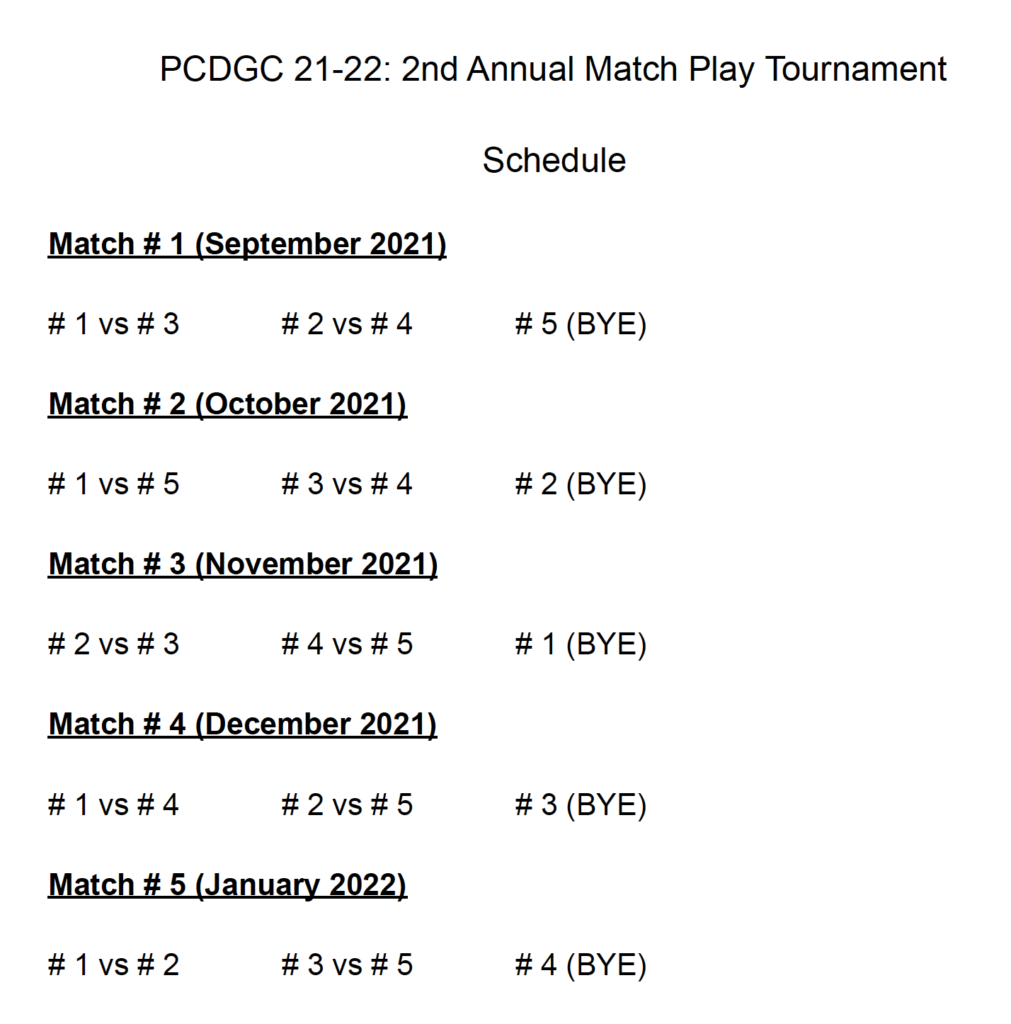 Schedule Schedule